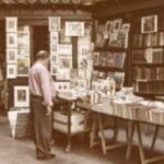 a man visiting a store