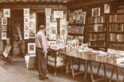 a man visiting a store