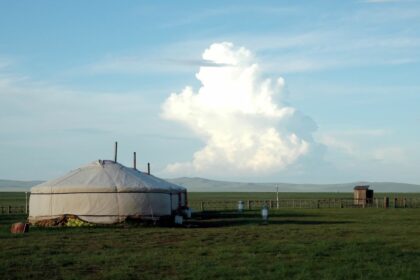 Ger camp, mongolia