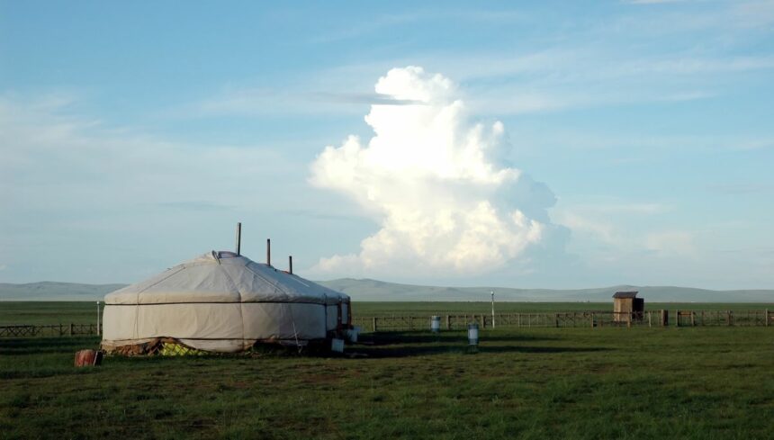 Ger camp, mongolia