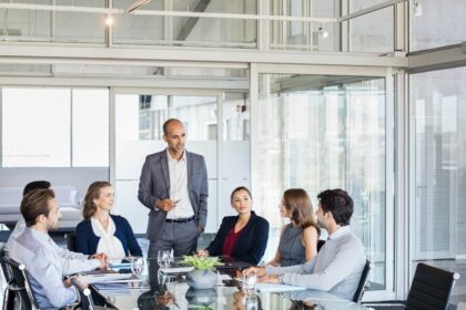 business team in a meeting