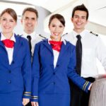 Airplane cabin crew