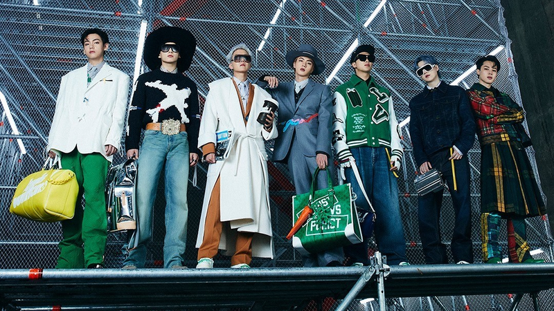 BTS J-Hope for Louis Vuitton Keepall Bag Campaign