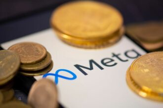 Metaverse coin cryptocurrency blockchain concept