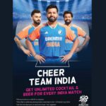 Cheer Team India: Catch the Thrills of T20 Cricket Live at Out of The Blue with Exclusive Offers!