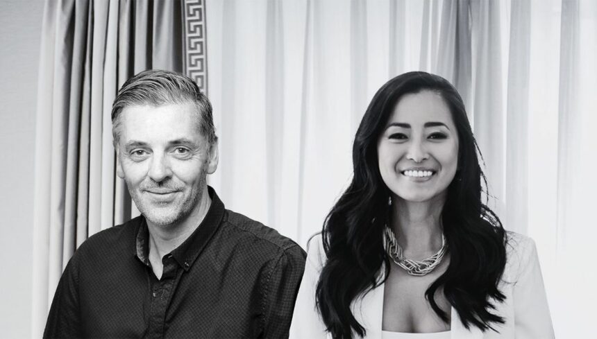 : (L-R) Chris Dodds, Co-Founder, ICON and Pauline Pangan, CEO, Xenai Digital.