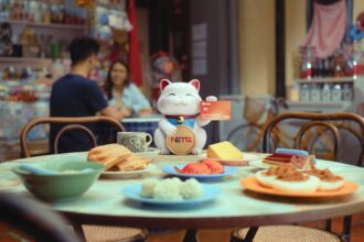 DDB Utilizes Fortune Cats to Position NETS