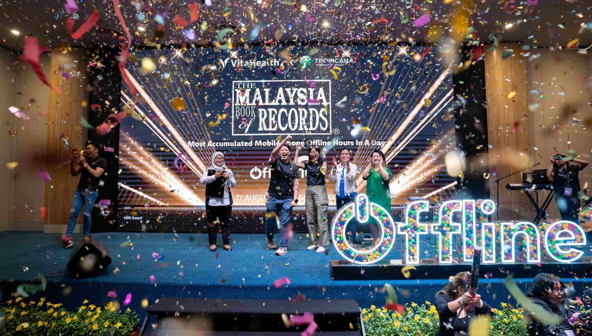 Malaysia's Longest Offline Mental Wellness Event by VitaHealth & Tropicana Attracts 300 Participants, Setting a New National Record