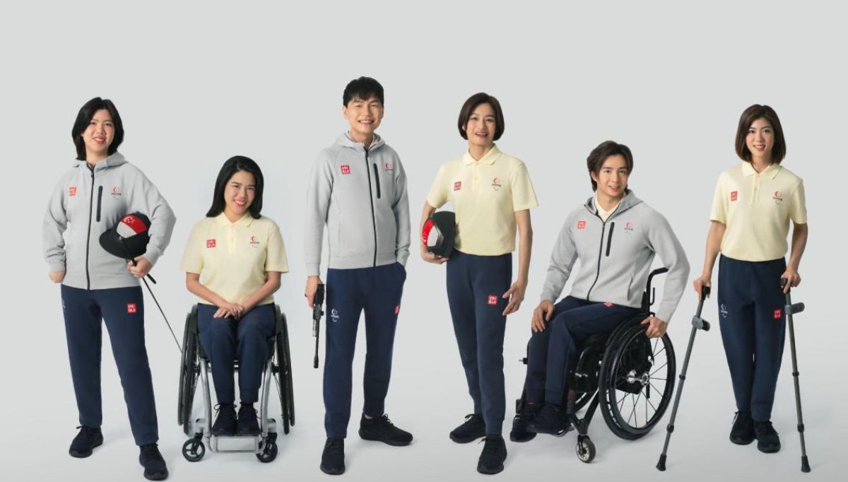 Team Singapore in UNIQLO LifeWear apparel for the Paris 2024 Paralympic Games