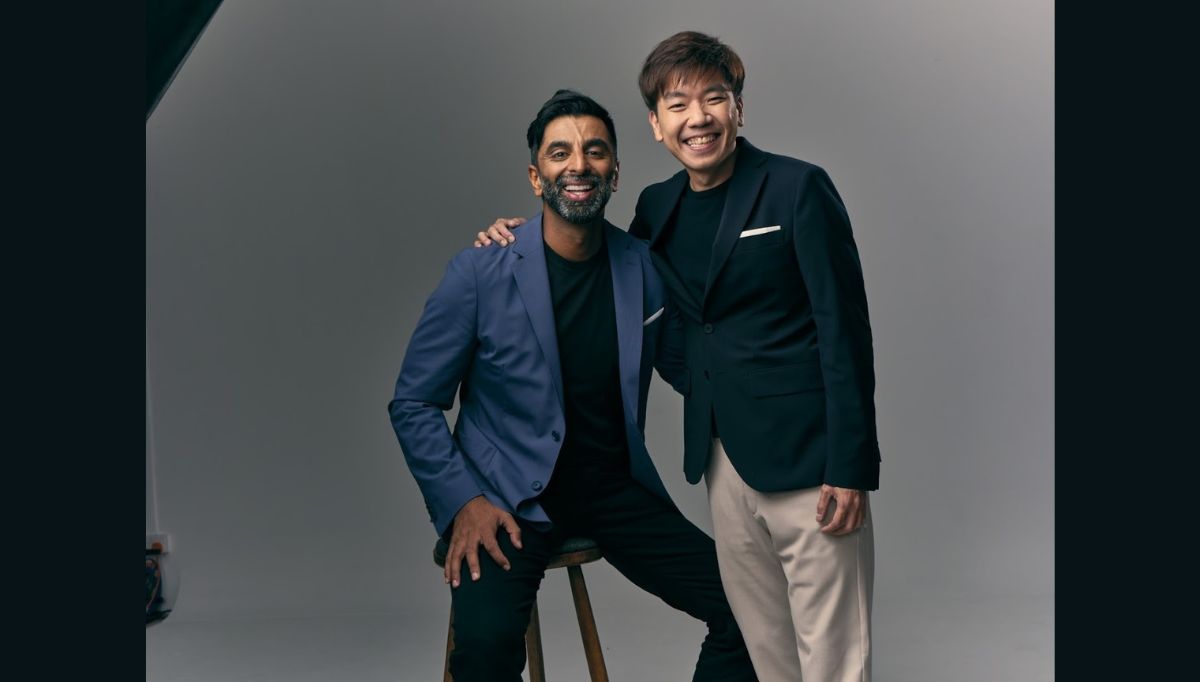 Group Image On the left, Sundip Chahal, Chief Executive Officer of Milieu Insight with Gerald Ang, Founder of Milieu Insight