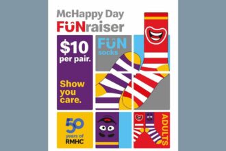 McHappy Day 2024: Step Up for a Good Cause with Limited-Edition Ronald & Grimace Mismatched Socks