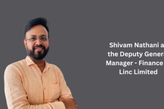 Shivam Nathani as the Deputy General Manager - Finance at Linc Limited