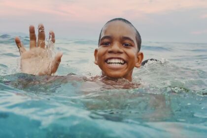 Boy in water