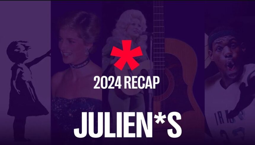 Julien's Auctions Redefines the Auction Scene in 2024 with Record-Breaking Celebrity and Entertainment Memorabilia Sales