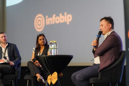 From left to right, Ben Lewis (VP Marketing and Growth, Infobip); Harsha Solanki (VP GM Asia, Infobip); Ivan Ostojic (Chief Business Officer, Infobip)