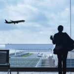 traveler in airport